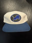 Vintage Detroit Lions Cream & Blue Strapback Hat – Retro Logo