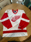 Vintage CCM Red Wings Jersey - Medium, Has Damage See Pics