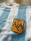 Vintage Embroidered Argentina Soccer Jersey - Small/Medium