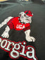 Vintage Georgia Bulldogs Textured Crew Neck Sweater - Small